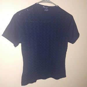 Guess Jeans lace short sleeve shirt!